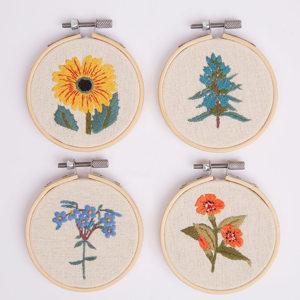 RHS Embroidery Hoop Decoration Kit In the Garden